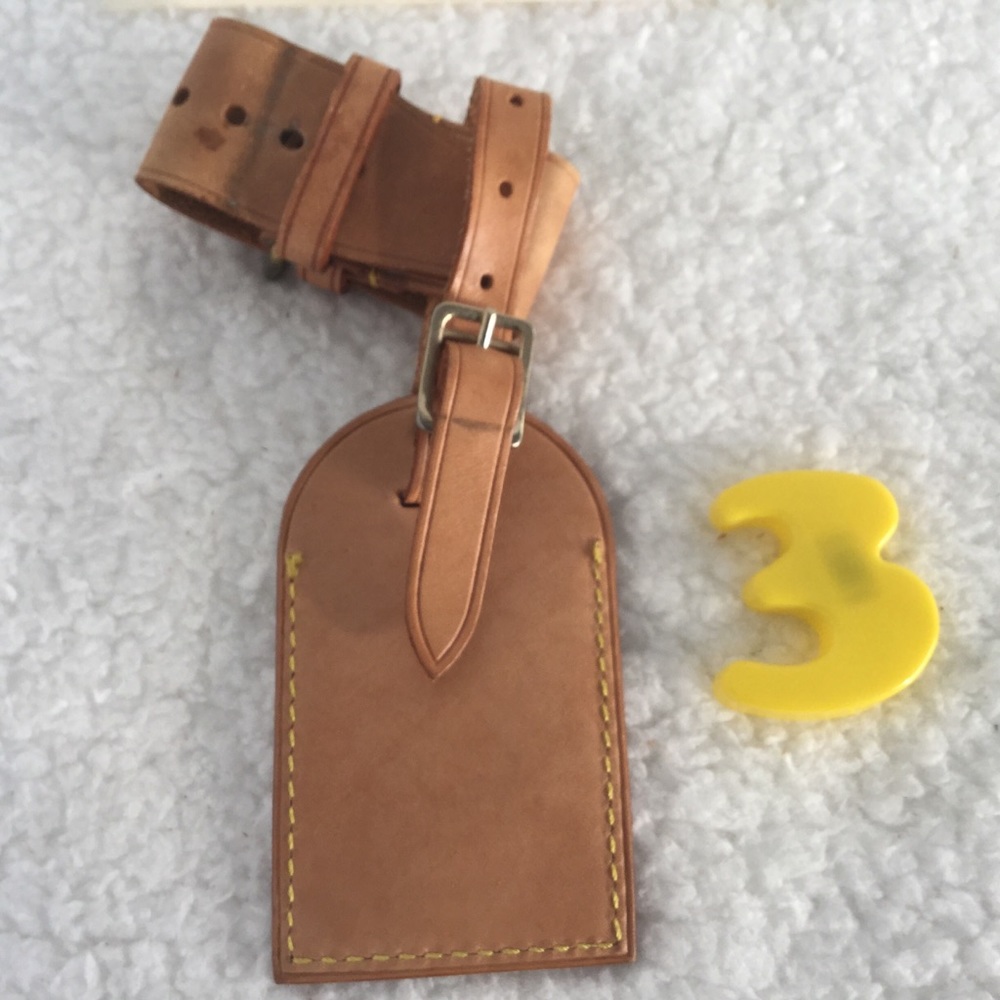 Authentic Louis Vuitton Luggage Tag & Poignet - Picture 3 of 8